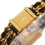 Chanel Premiere Large Size H0001 Wo Black Gold Quartz - Image 6