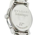 Bulgari Solotempo ST29S Quartz Watch, White Dial, Stainless Steel, Women's, BVLGARI - Image 6