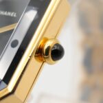 Chanel CHANEL PremiÃ¨re M Watch, Gold Plated Leather, Women's, Black, H0001 - Image 6