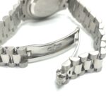 ROLEX 279166 Oyster Perpetual Datejust Automatic Ice Blue Roman Dial Diamond Wrist Pt950 Ladies Silver - Image 5
