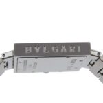 BVLGARI Quadrado Watch SQ29SSD Stainless Steel Quartz Analog Display Black Dial Unisex - Image 7