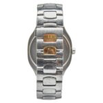 OMEGA Seamaster Polaris Watch Quartz Gold Dial Stainless Steel Yellow Ladies - Image 4