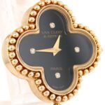 Van Cleef & Arpels Alhambra YG 4P 122974 Quartz Watch - Image 6