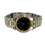 GUCCI 9000L Logo Engraved Stainless Steel Quartz Wrist Silver/Gold 37789 - Image 7