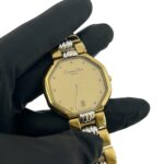 Christian Dior Vintage Octagon Stainless Steel Quartz Wrist Gold 31990 - Image 5