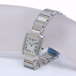 CARTIER Tank FranÃ§aise MM W51006Q4 Watch, Boys' Size, 18K Yellow Gold x Stainless Steel, 40390 - Image 7