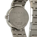 BVLGARI Watch BB23SS Quartz Black Dial Stainless Steel Women's - Image 5