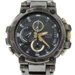 CASIO G-Shock MTG B1000 DCM 1AJF Black Dial Watch Metal SS Radio Solar 48mm Men's