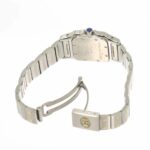 Cartier Santos Galbee SM W20012C4 Two-Tone Ladies' Ivory & 18K Yellow Gold Quartz - Image 5