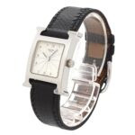 Hermes H- HH1 210 Wo Silver Black Quartz H - Image 2