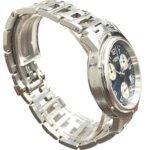 Hermes Clipper watch, total weight 102.4g, stainless steel, quartz movement, navy dial, CL1.910 - Image 3