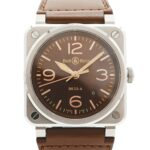 Bell & Ross BR03 Golden Heritage BR03A-GH-ST SCA Brown Dial