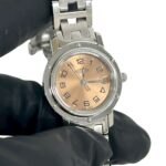 HERMES Clipper CL4.210 Stainless Steel Quartz Wrist Silver 32533 - Image 4