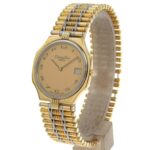 Christian Dior Date Watch 45.15.01 Gold-Plated Quartz Analog Display Gold Dial Men's - Image 2