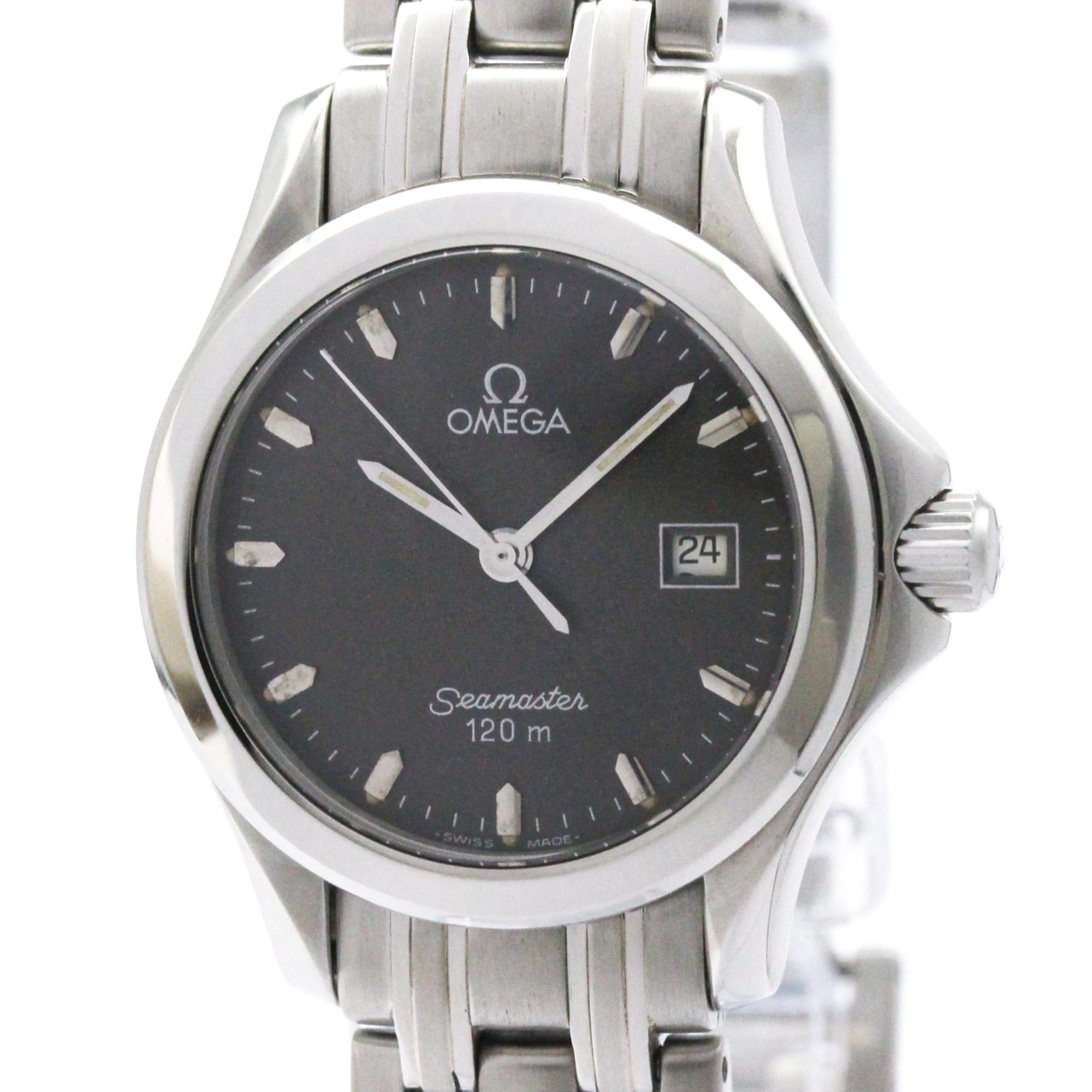2000_c69de0f9-e58e-47aa-9792-ba989cc41fd4.jpg OMEGA Seamaster 120M Steel Quartz Ladies Watch 2571.41 - Image 1