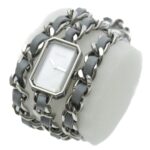 CHANEL Premiere Lock Steel Leather Quartz Ladies Wacth H4327 - Image 2