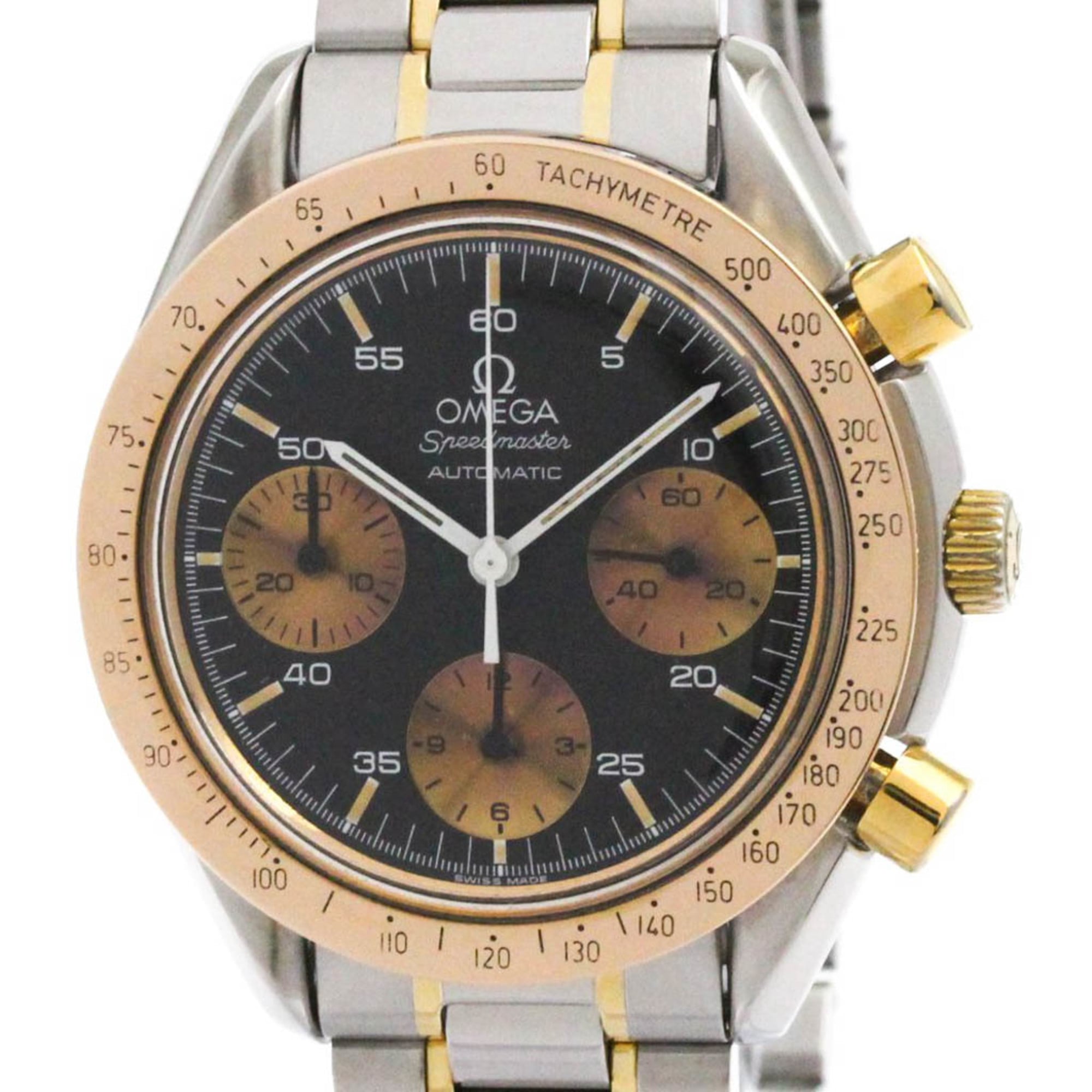 2000_c726db5a-981d-45d4-b365-d4c8a6db406d.jpg OMEGA Speedmaster Automatic 18K Gold Steel Mens Watch 175.0033 - Image 1
