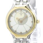 OMEGA De Ville Symbol K18 Gold Stainless Steel Ladies Watch 595.0101