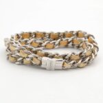 Chanel CHANEL PremiÃ¨re Rock Stainless Steel Leather Strap Ladies Gold Tone Mirror Finish H5583 - Image 5