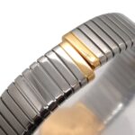 Bulgari Tubogas Combination BB192T Wo Black 18KYG Yellow Gold Quartz - Image 6