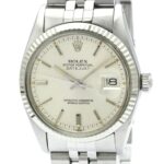 ROLEX Datejust 36 18K White Gold Steel