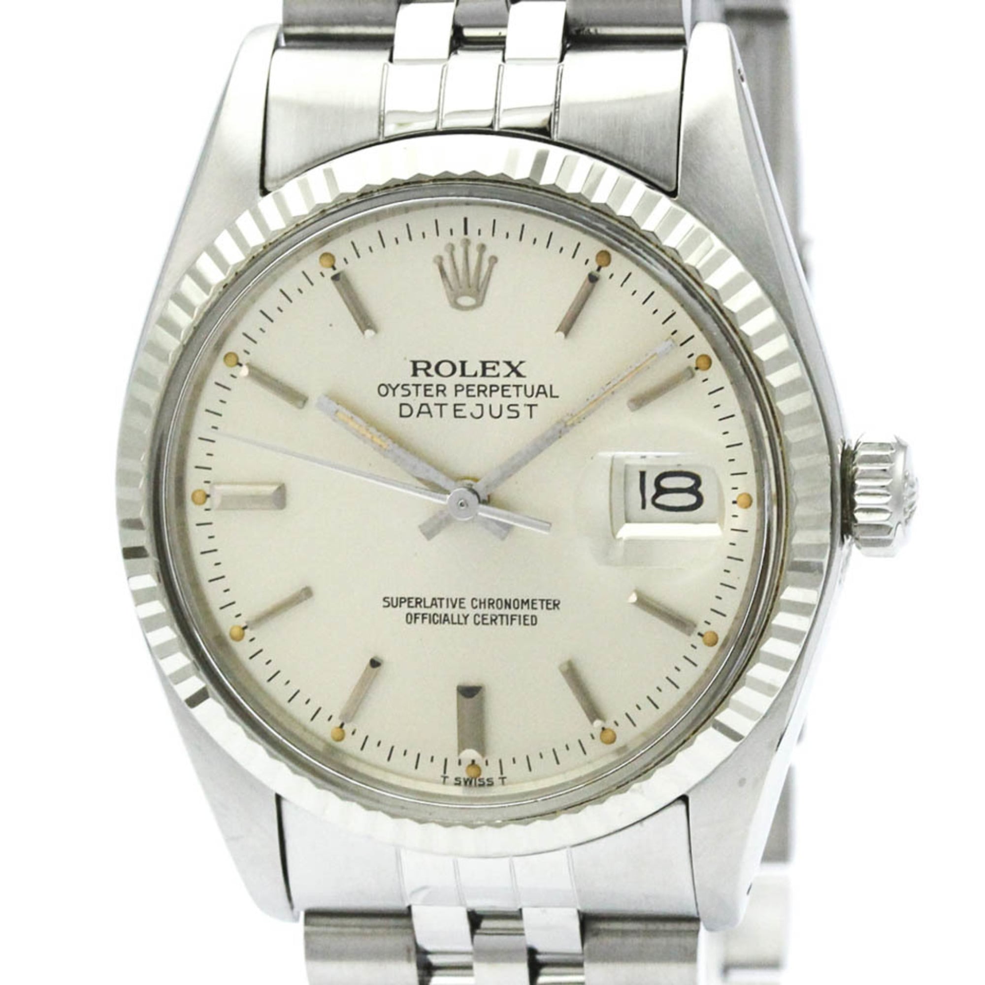2000_c9504633-8e5a-443a-8f71-b860c3ea08af.jpg ROLEX Datejust 36 18K White Gold Steel - Image 1