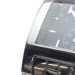 Longines DolceVita watch L5.668.4, stainless steel, quartz, analog, black dial, men's. - Image 7