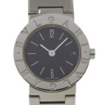 BVLGARI Bvlgari Watch BB23SS Stainless Steel Quartz Analog Display Black Dial Women's I220724028