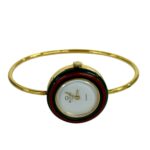 GUCCI Vintage Changeable Bezel Sherry Line GP Quartz Wrist Gold 32094 - Image 6