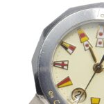 Corum Admirals Cup Watch 39.610.20 V050 Stainless Steel Silver Quartz Analog Ivory Dial Women's - Image 6