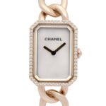 Chanel CHANEL PremiÃ¨re Diamond Bezel 18KPG (Pink Gold) Ladies White Shell H4412
