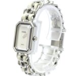 CHANEL Premiere Size M MOP Steel Quartz Ladies Watch H1639 - Image 2