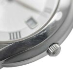Gucci 5500M Watch f-24297 Silver White YA055305 Men's Stainless Steel Quartz 0163*** GUCCI Battery-Operated Dial Analog Date - Image 7