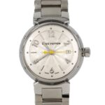 Louis Vuitton Tambour Q121K SS Wristwatch Quartz