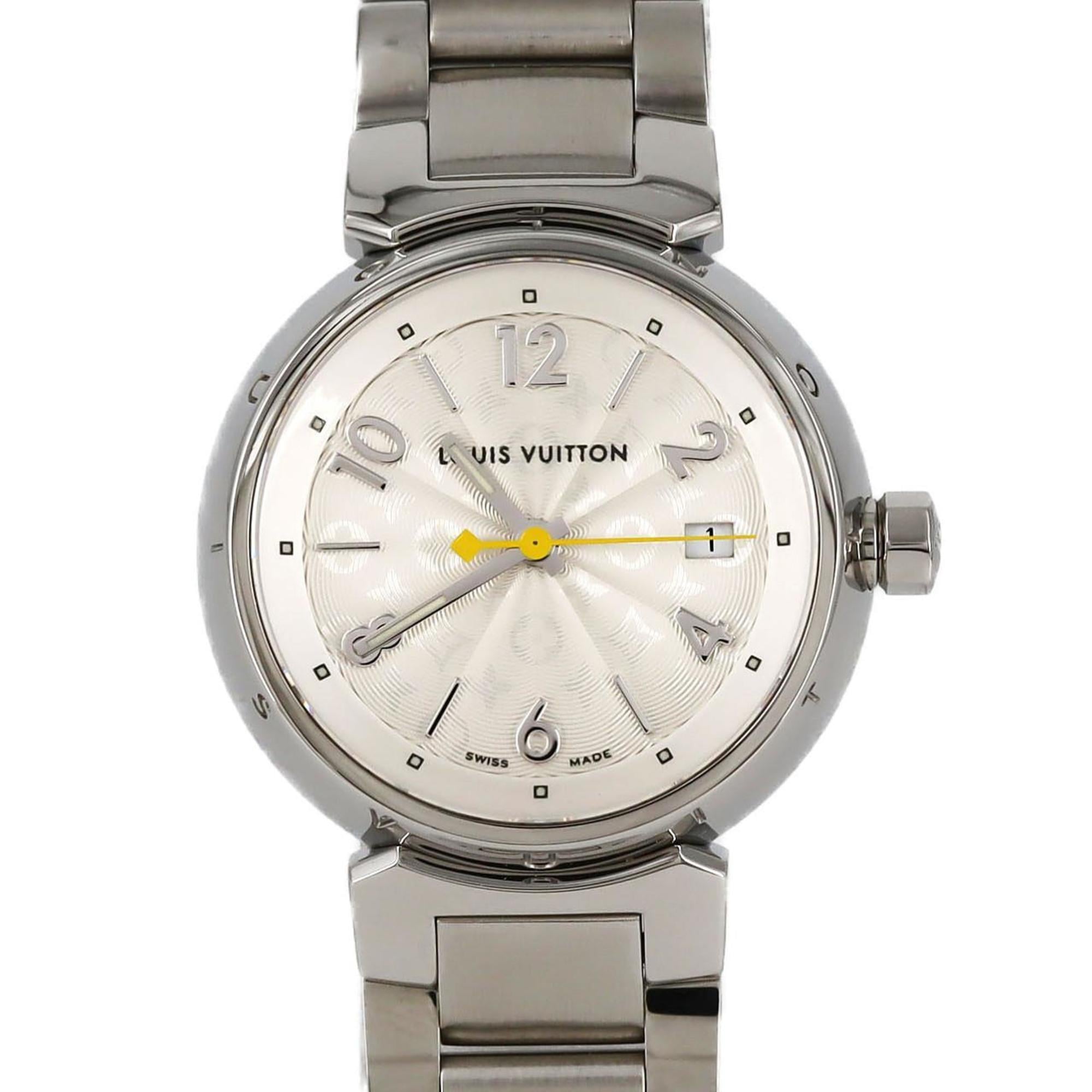 2000_cd41d2ba-eef7-4f32-a935-9a80efe9e55d.jpg Louis Vuitton Tambour Q121K SS Wristwatch Quartz - Image 1