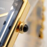 Chanel CHANEL PremiÃ¨re S Watch, Gold Plated (GP), Leather Strap, Women's, Black, H0001 - Image 7