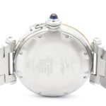 CARTIER Pasha 38 Power Reserve 18K Gold Steel Watch W31012H3 - Image 6