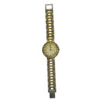HERMES Clipper Stainless Steel GP Quartz Wrist Silver 32943
