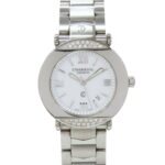 CHARRIOL Columbus CCR38D Stainless Steel Diamond Silver White Dial