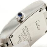 Cartier Tank FranÃ§aise SM Diamond WE110006 Silver Dial Wo - Image 9