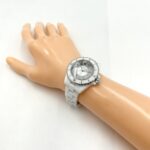 Chanel J12 Mirror 33mm White Dial Quartz Ceramic H4861 - Image 4