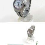 Rolex Datejust Black Shell 10P Diamond Women's Watch - Image 3