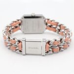Chanel PremiÃ¨re Rock Limited Edition (1200 pieces worldwide) Stainless Steel Leather Strap Wo White with Shell H6359 - Image 5