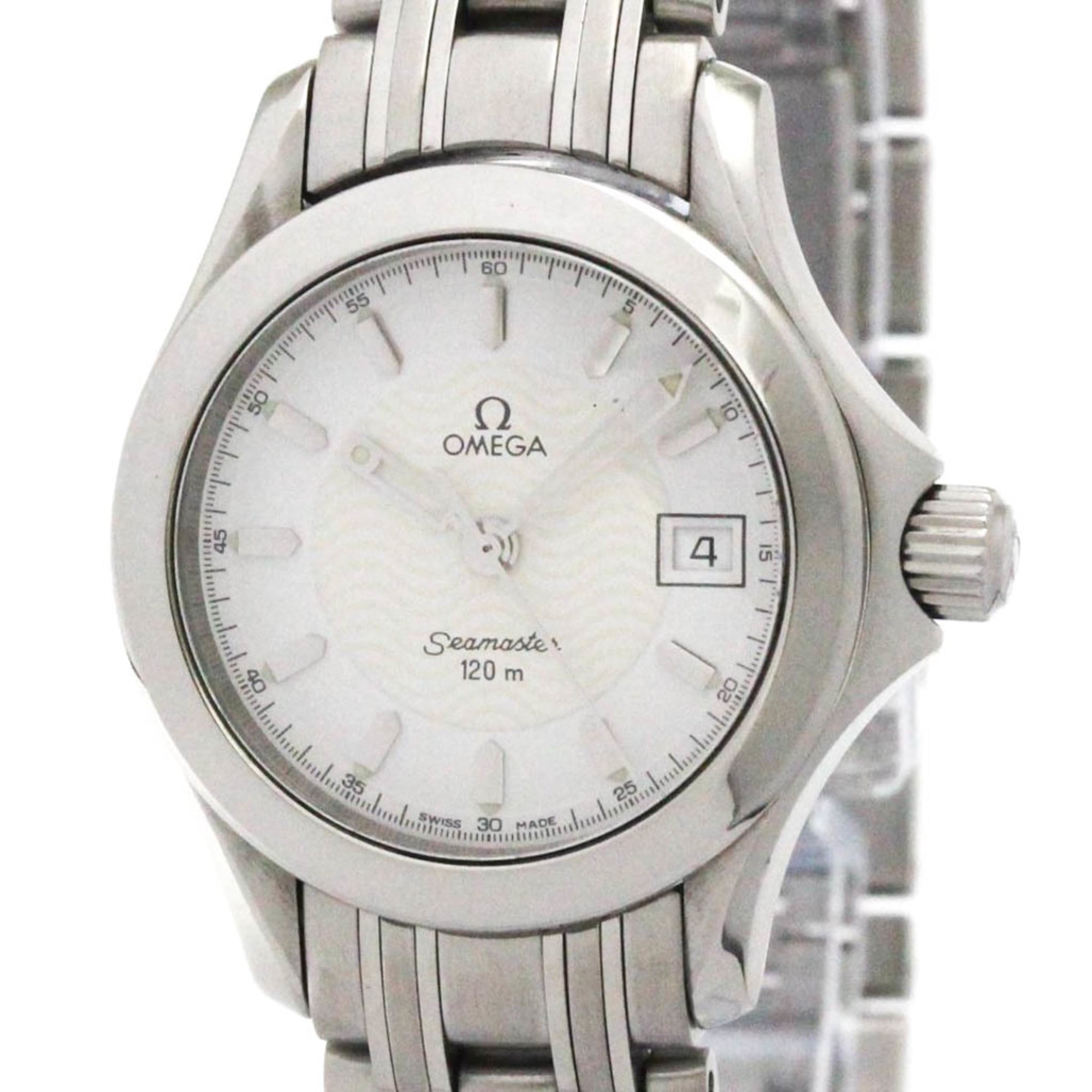 2000_d161c845-7196-435b-acfb-8b62e81677b3.jpg OMEGA Seamaster 120M Steel Quartz Ladies Watch 2581.21 - Image 1