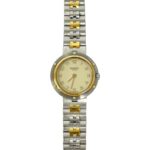 HERMES Vintage Clipper Stainless Steel Quartz Watch, Silver/Gold, 29391 - Image 5