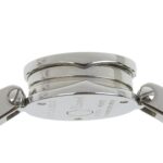 BVLGARI Bzero1 BZ22S Women's Stainless Steel Quartz Analog Watch with Brown Shell Dial - Image 5