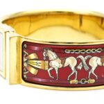 HERMES Loque Gold Plated Quartz Ladies Watch LO1.201 - Image 3