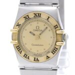 OMEGA Constellation 18K Gold Steel Ladies Watch 795.1080