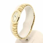 Cartier Mini Baignoire W15109D8 Women's Watch, Ivory, 18K Yellow Gold, Quartz Watch - Image 4
