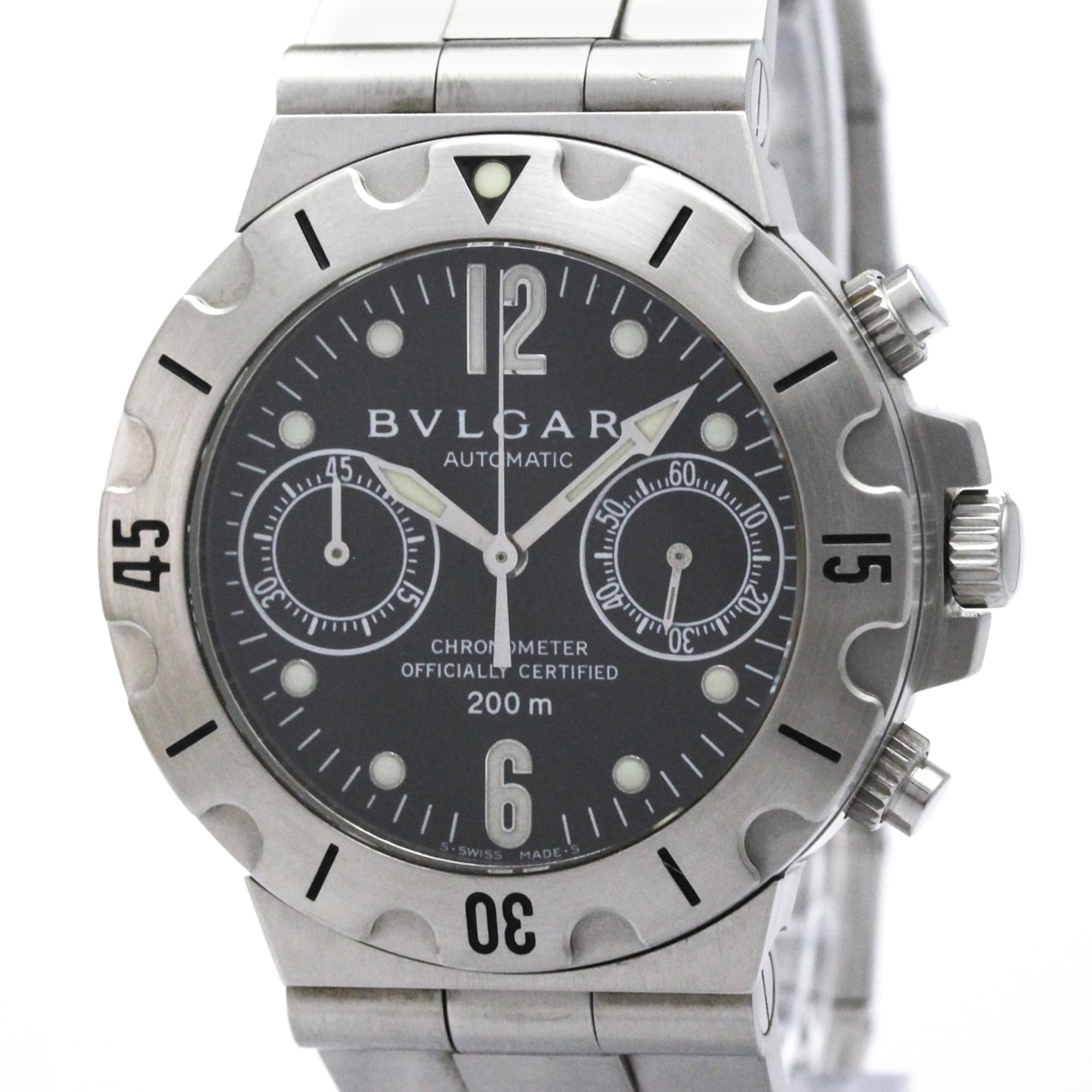 2000_d3b9a6ed-d4b8-4d51-9e65-acb035666031.jpg BVLGARI Diagono Scuba Chronograph Steel Automatic SCB38S - Image 1
